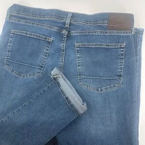 Devil Dog Dungarees Slim Straight Jeans Mens 36x34 (Fits 36x32) Blue Medium Wash